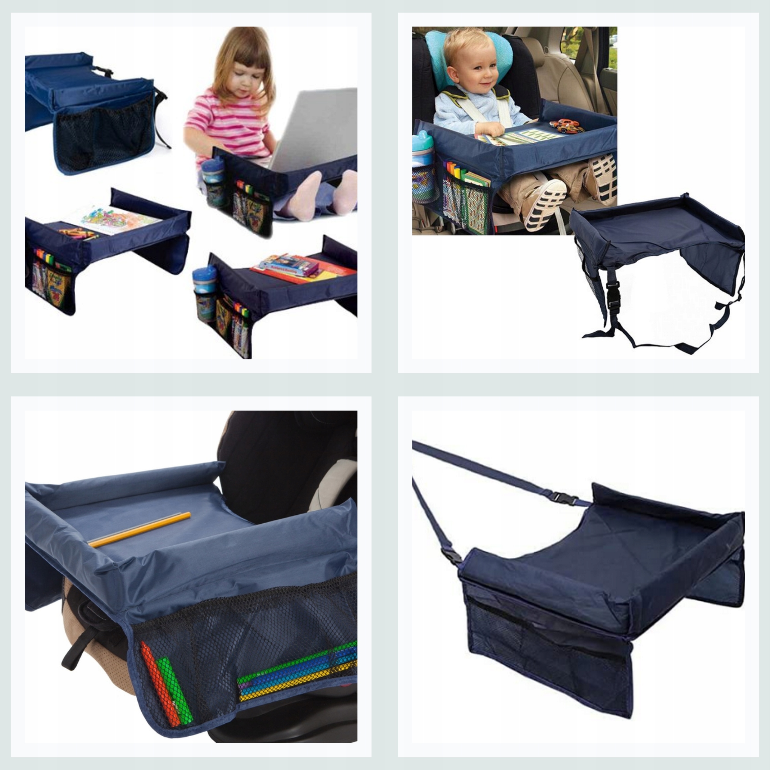 STOLIK PODROZNY DLA DZIECI ORGANIZER DO SAMOCHODU Waga produktu z opakowaniem jednostkowym 0.35 kg