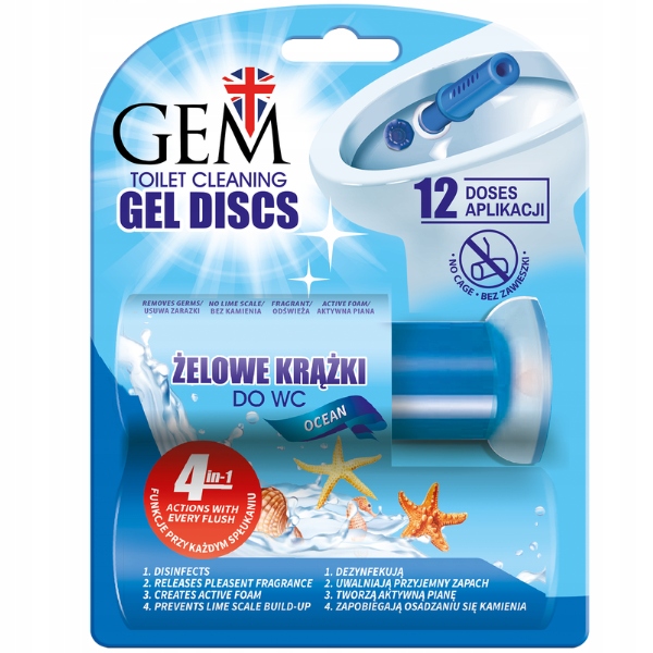 

Gem Krążki żelowe do toalety Ocean