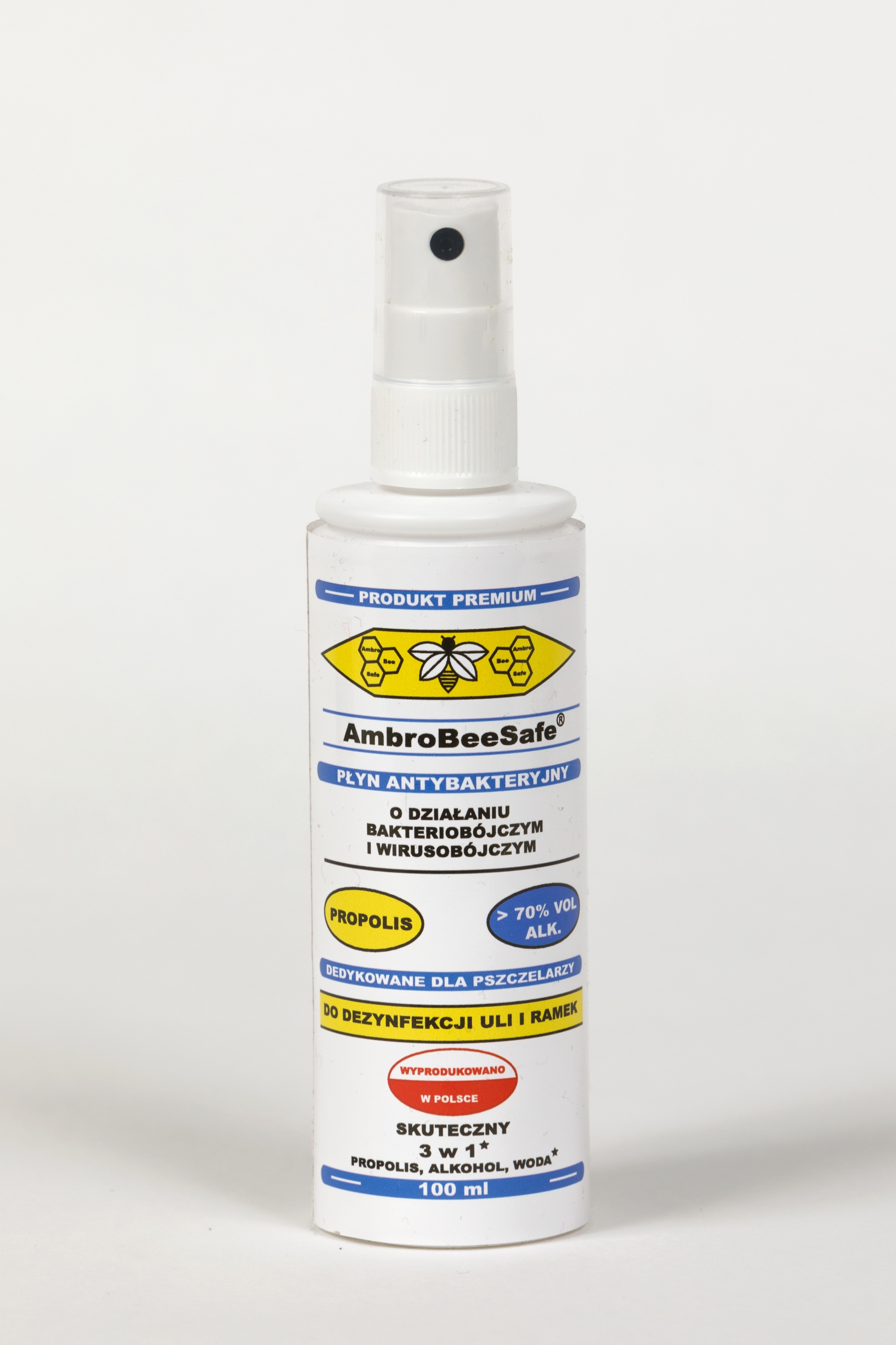 AmbroBeeSafe do DEZYNFEKCJI ULI z propolisem 100ml PŁYN z PROPOLISEM 100ML