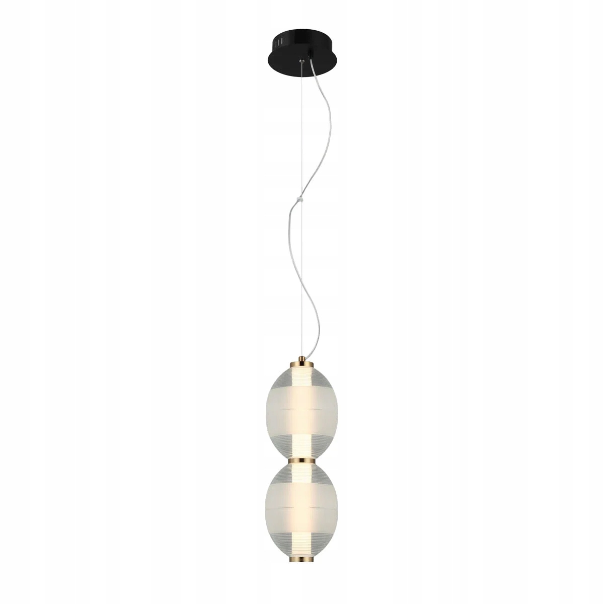 Závěsná Led lampa Italux Rinot 16W Skleněné stínítko 3000K IP20