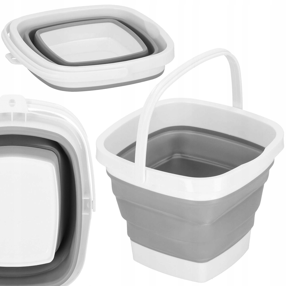 

Wiadro Silikonowe Składane 5L Uniwersalne Wiaderko