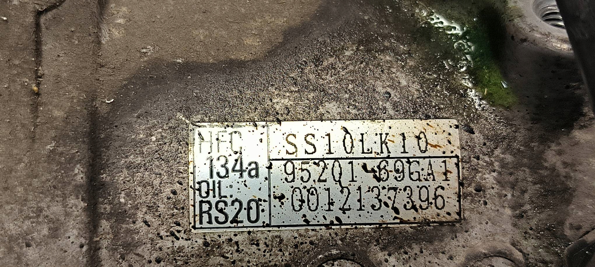 Klimakompressor klimaanlage SS10LK10 SUZUKI IGNIS