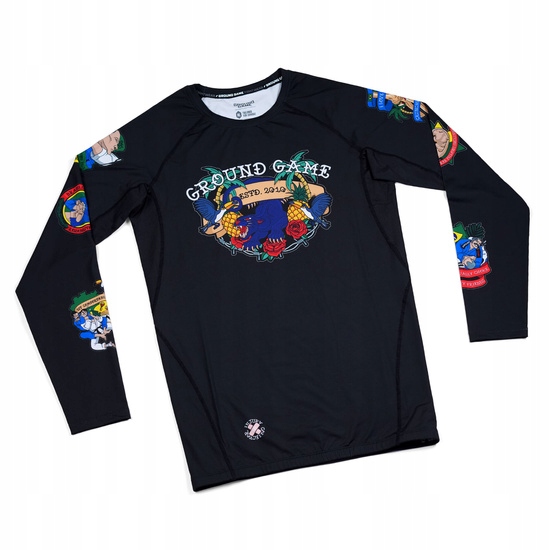 Rashguard Ground Game Injury Collector L Długi Rękaw Mma Bjj Judo