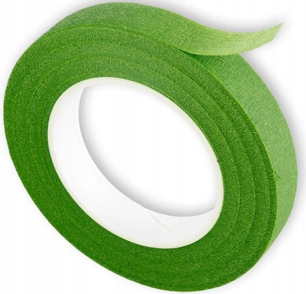 

Maskująca Taśma Florystyczna 12mm/25m Jasna zieleń