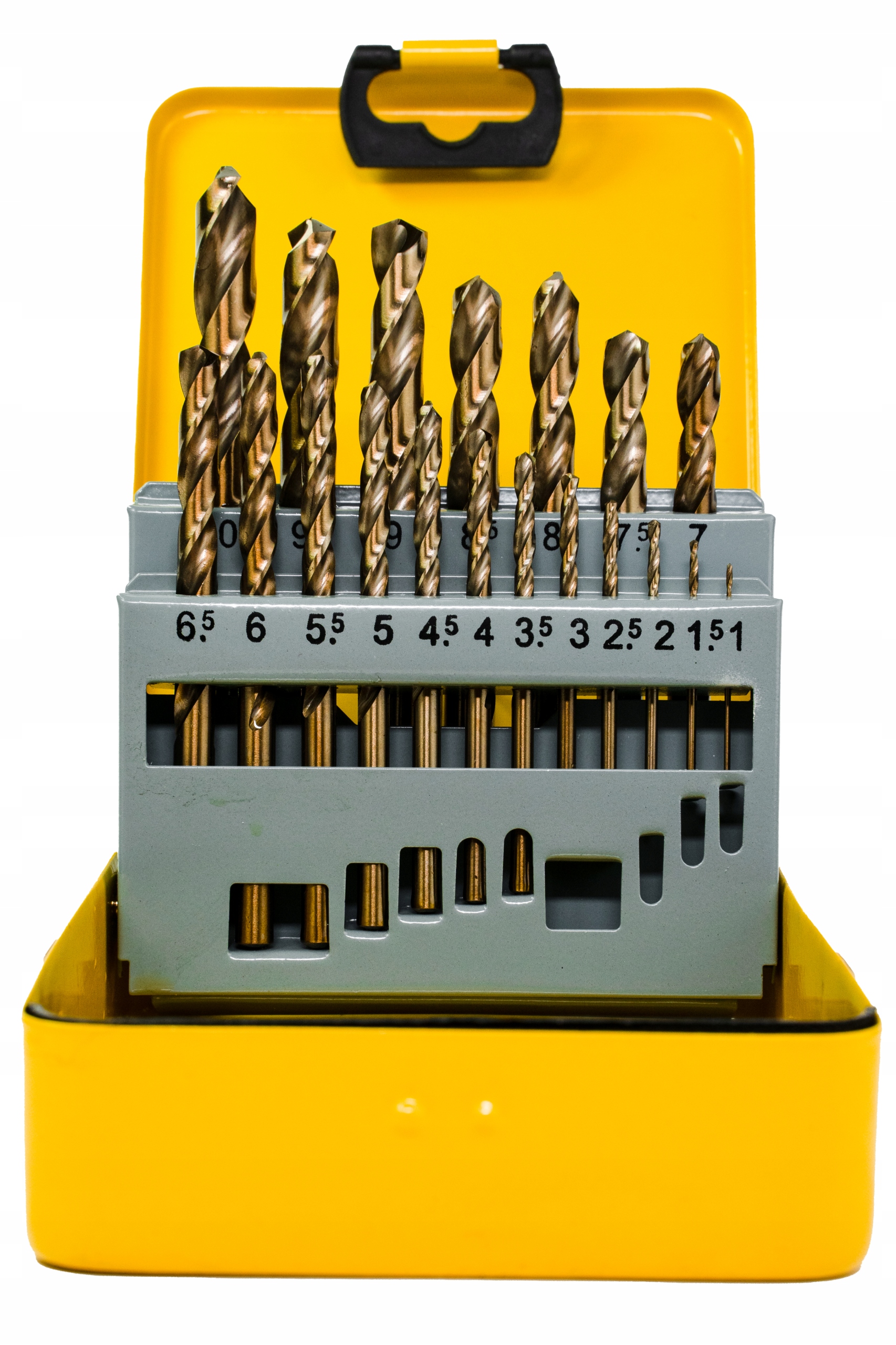 Sada vrtáků Tediam Hss Kobalt do kovu 19 ks