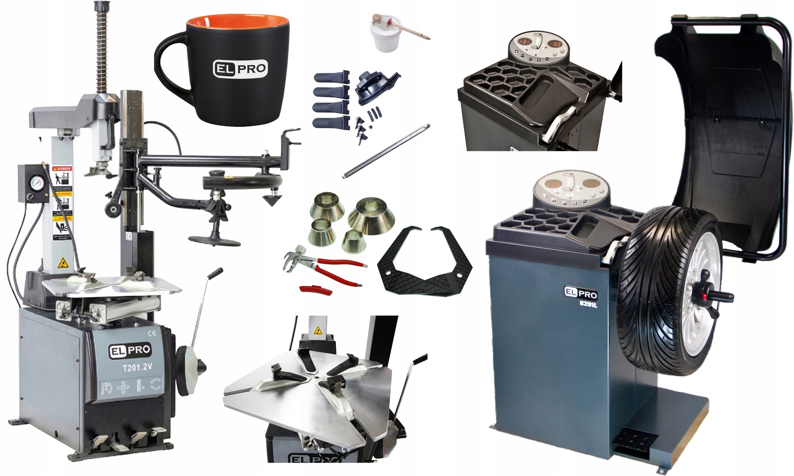 Машина для балансування коліс, Автоматичний лазерний RUNFLAT