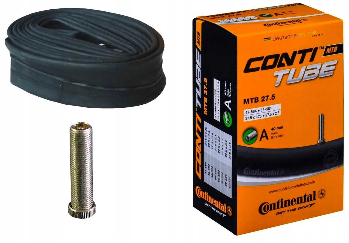 

Dętka Continental Mtb 27,5 Auto 40mm 47-584/62-584
