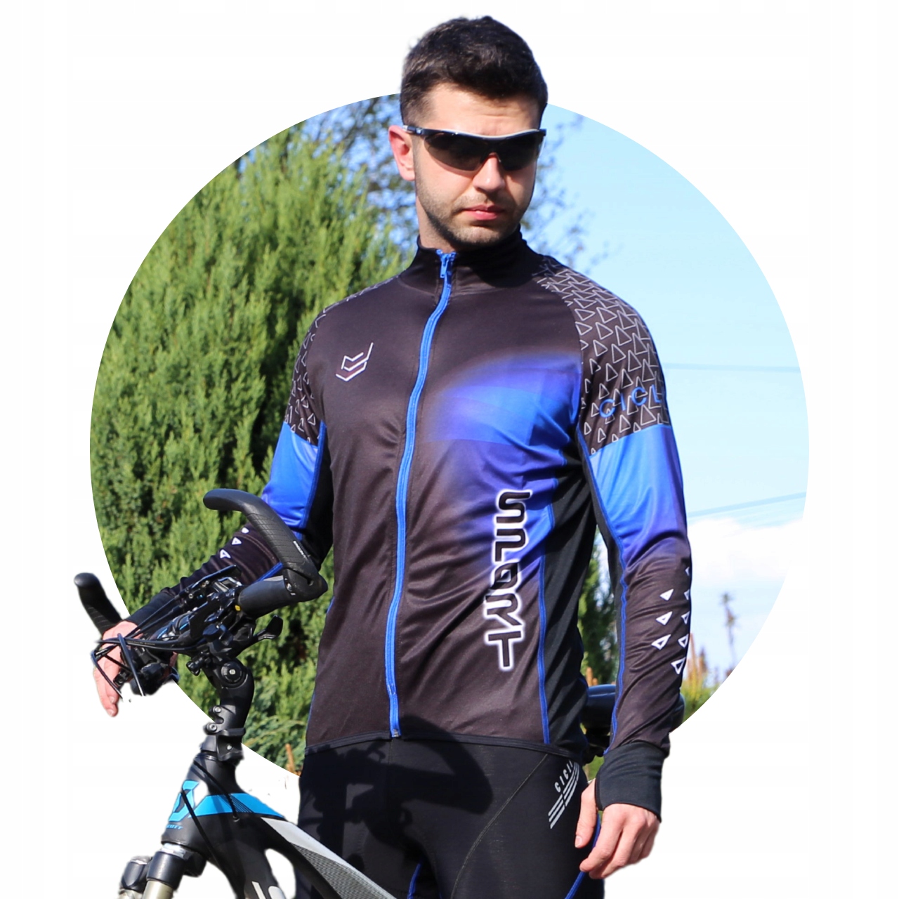 Koszulka rowerowa damska męska termoaktywna M Marka Ercole