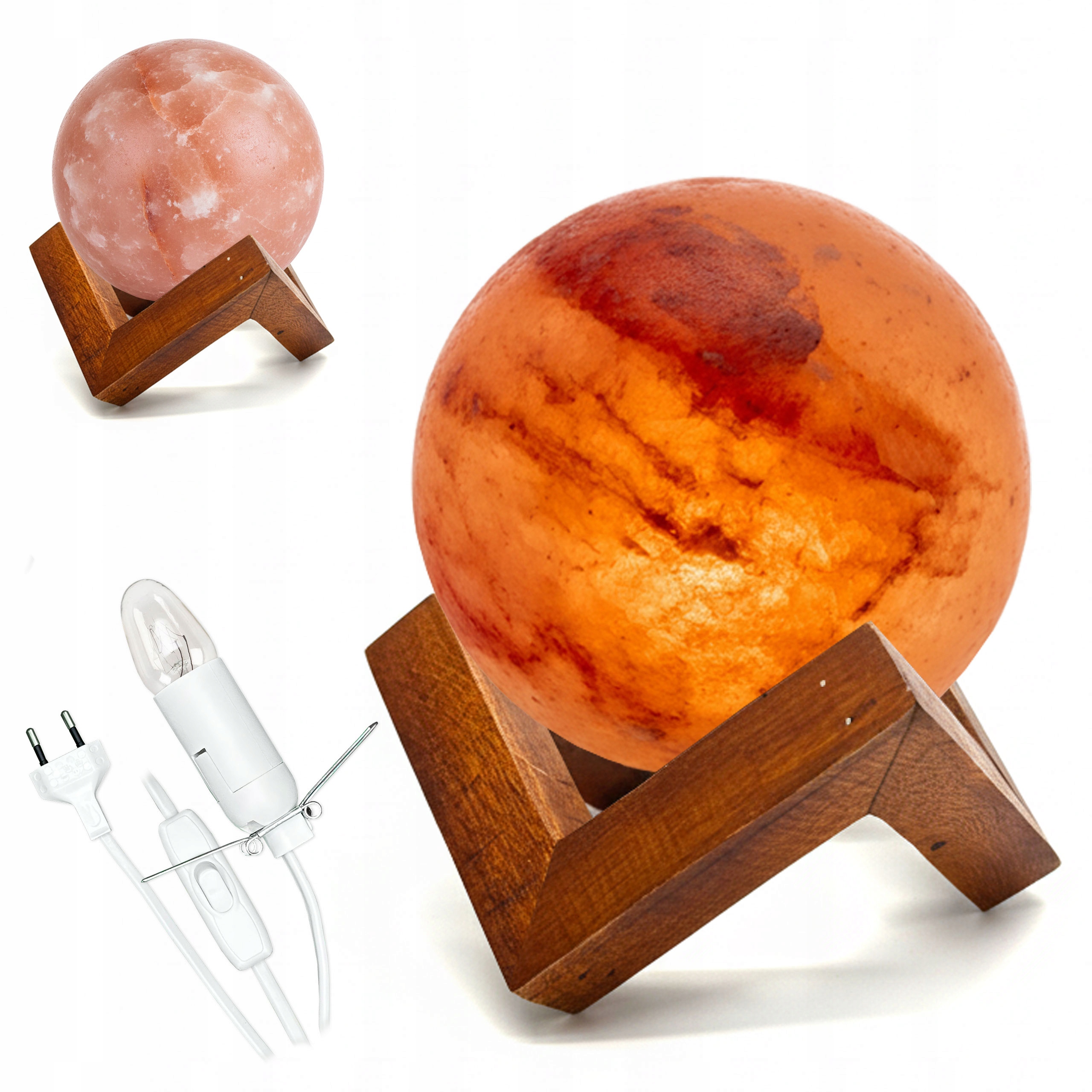 Solná lampa Himalájská Kula Luna měsíc Moon Lyra ionizátor vzduchu