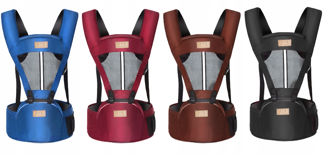 NOSIDEŁKO WIELOFUNKCYJNE NOSIDŁO PAS BIODROWY ERGONOMICZNE 25KG PRZÓD Marka inna