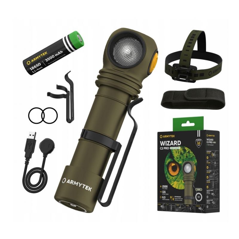 Armytek Wizard C2 Pro Olive 2500 lm Led taktická