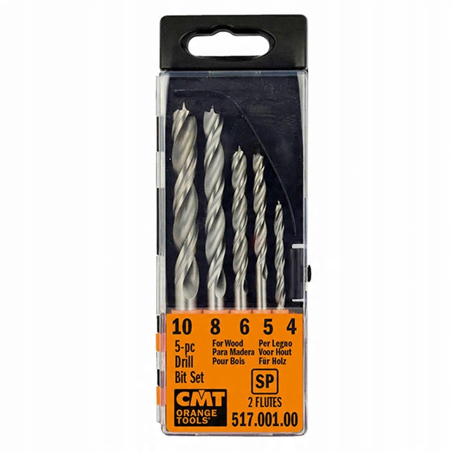 

Zestaw wierteł do drewna Komplet 4-10mm 5szt Cmt