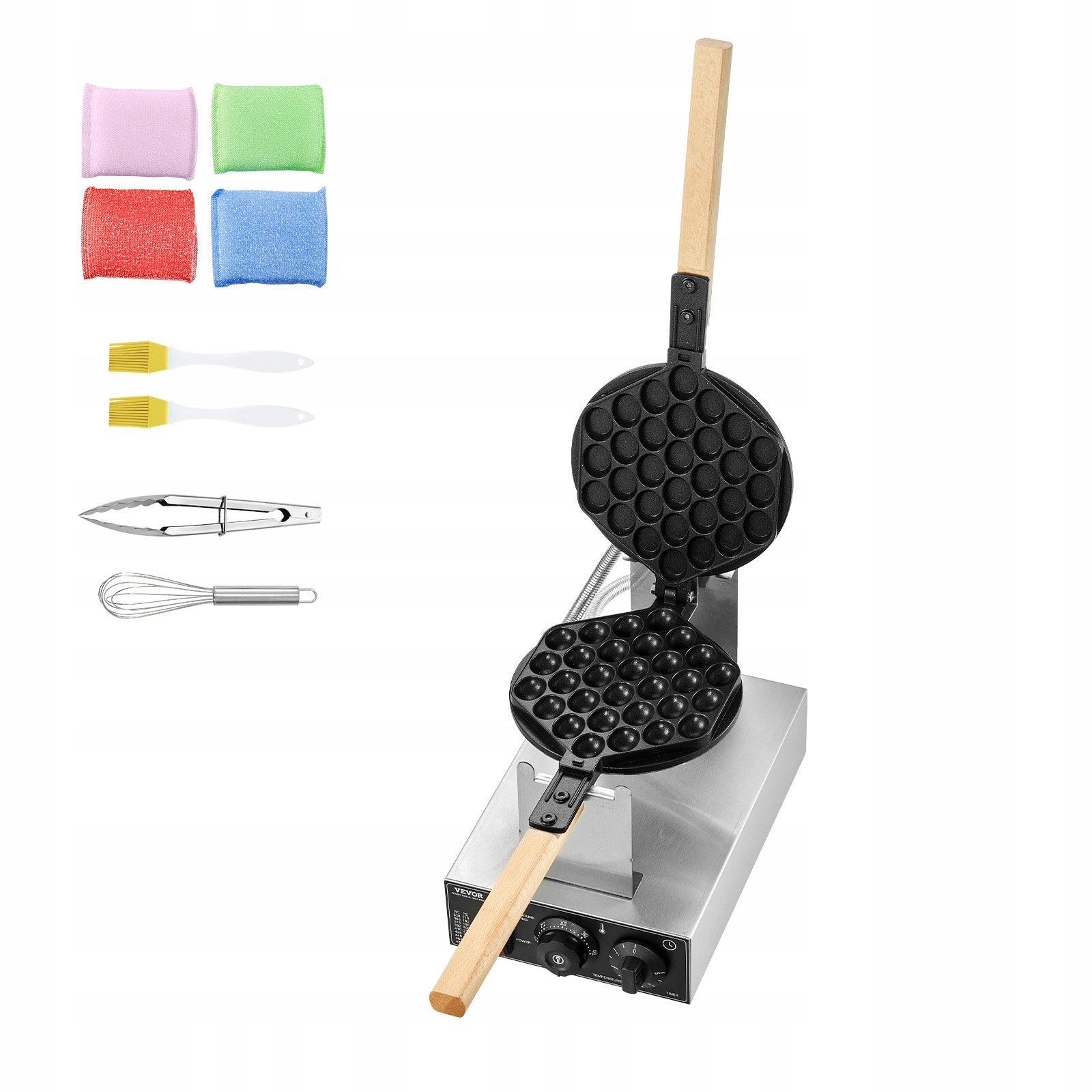 VEVOR Gofrownica 220V1400W Egg Bubble Waffle Maker bąbelkowa Moc 1400 W