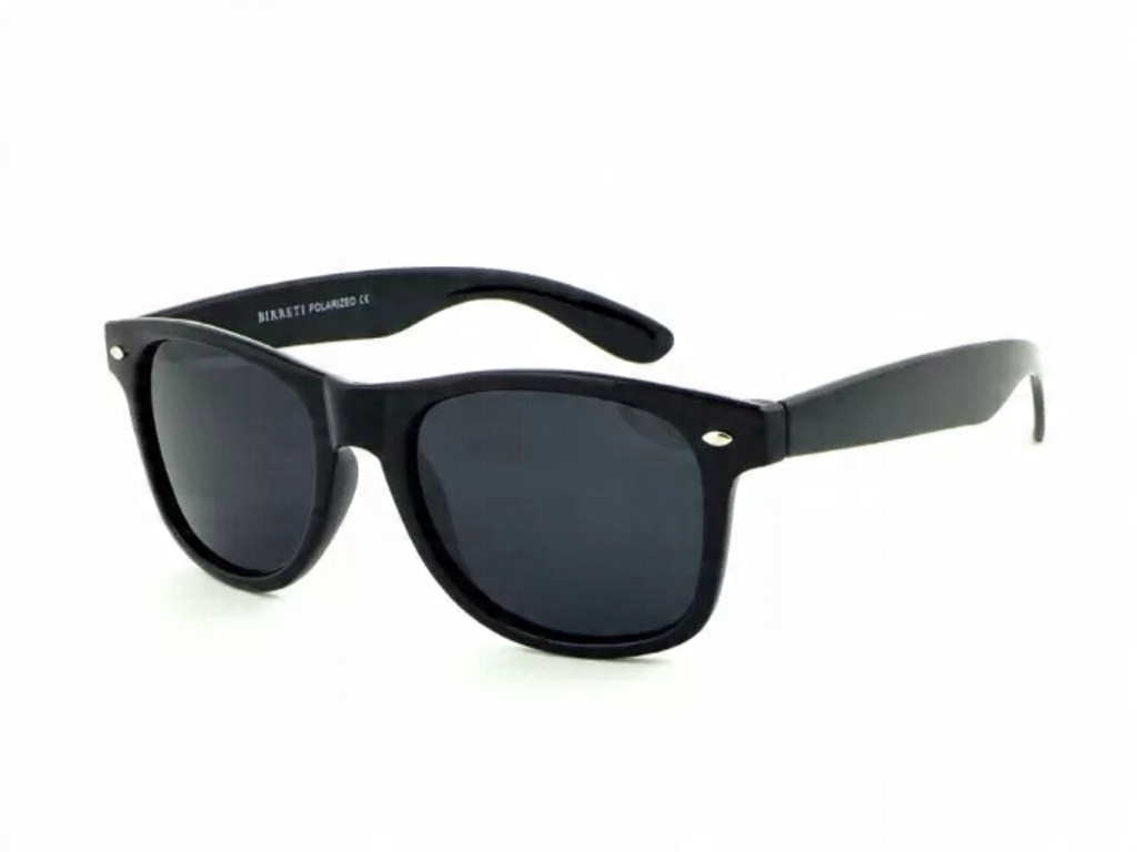 

Okulary nerdy przeciwsłoneczne wayfarery czarne