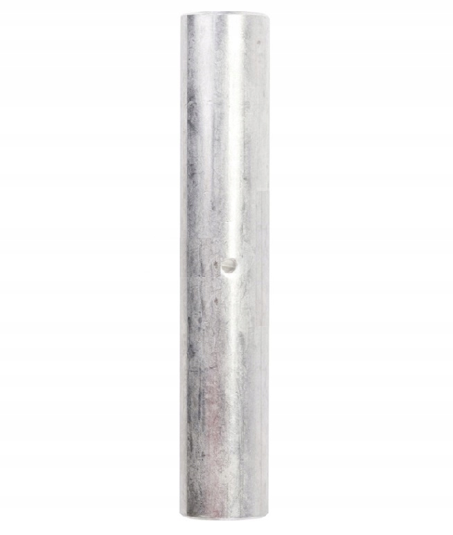  /><p><b>☀️Końcówki łączące aluminiowe (nazywane także rurowymi) nadają się do łączenia dwóch przewodów aluminiowych, w tym przypadku o przekroju 150 mm2. Ten typ końcówek wykorzystuje się do żył okrągłych oraz sektorowych, przy czym żyły sektorowe muszą zostać przeformowane na okrągło. Do odpowiedniego montażu końcówki przez zaprasowanie służy praska zaciskowa odpowiednia do złączek tego rodzaju.</b></p><p><b>☀️Użycie takiej końcówki daje większe bezpieczeństwo, ponieważ zmniejsza ona stopień przegrzewania się przewodów i izolacji</b></p><p><b>Dane techniczne</b></p><p><b>✅</b>PKWiU: <b>27.33.13.0</b></p><p><b>✅</b>Materiał:<b> Aluminium</b></p><p><b>✅</b>Wykonanie:<b> Cienkościenne</b></p><p><b>✅</b>Kształt przekroju: <b>Okrągły linkowy/ sektorowy linkowy</b></p><p><b>✅</b>Styk w postaci bolca miedzianego:<b> nie</b></p><p><b>✅</b>Do linki stalowo-aluminiowej: <b>nie</b></p><p><b>✅</b>Do połączeń nieobciążalnych: <b>nie</b></p><p><b>✅</b>Olejoszczelność / przegroda centralna: <b>nie</b></p><p><b>✅</b>Al - zredukowany przekrój znamionowy [mm2]: <b>150</b></p><p><b>✅</b>Al - przekrój znamionowy [mm2]: <b>150</b></p><img src=