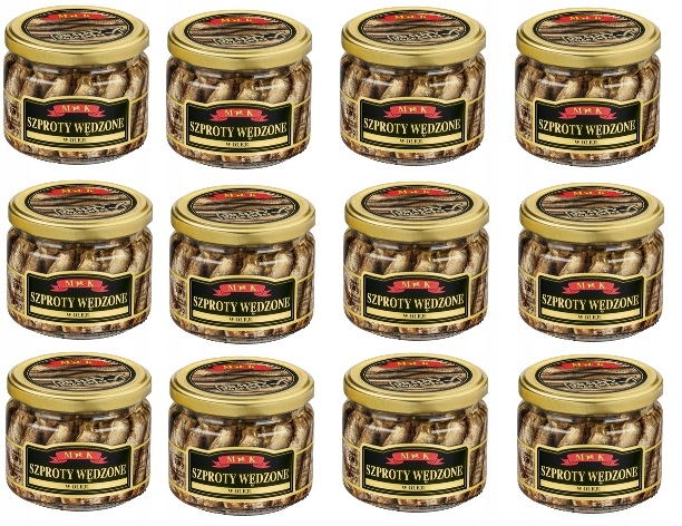 Levně 12 x 250 g Mk Uzené šproty v oleji Karton