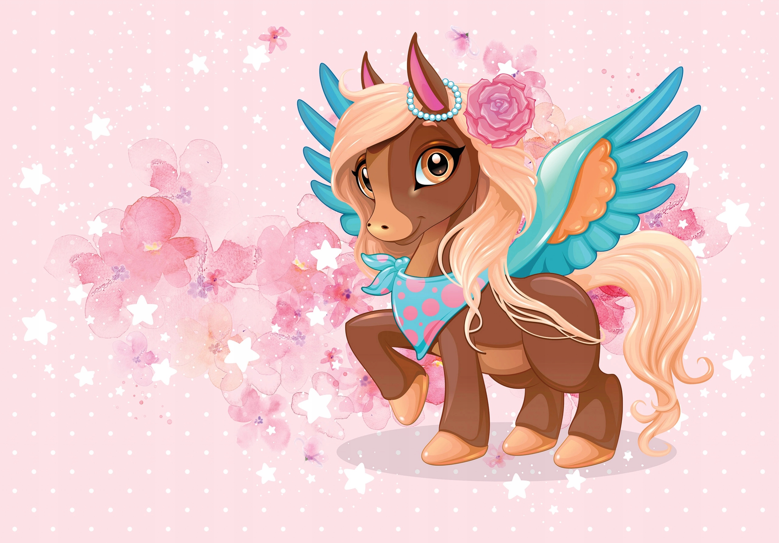 Fototapeta Poník Pony pro děti koník 208 x 146