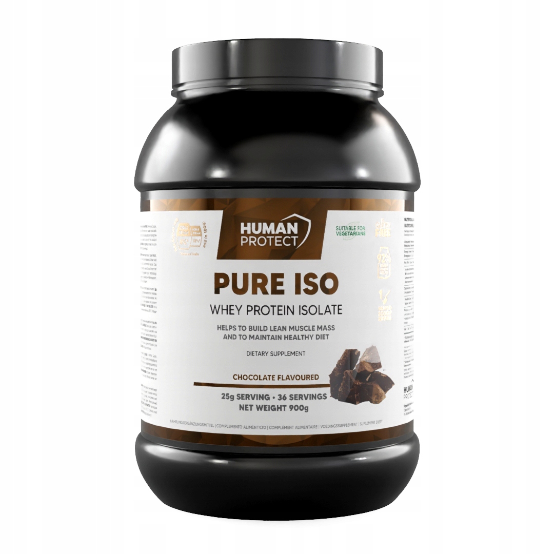 Human Protect Pure Whey Isolate 900g Bílkovina Izolát Wpi Čokoláda