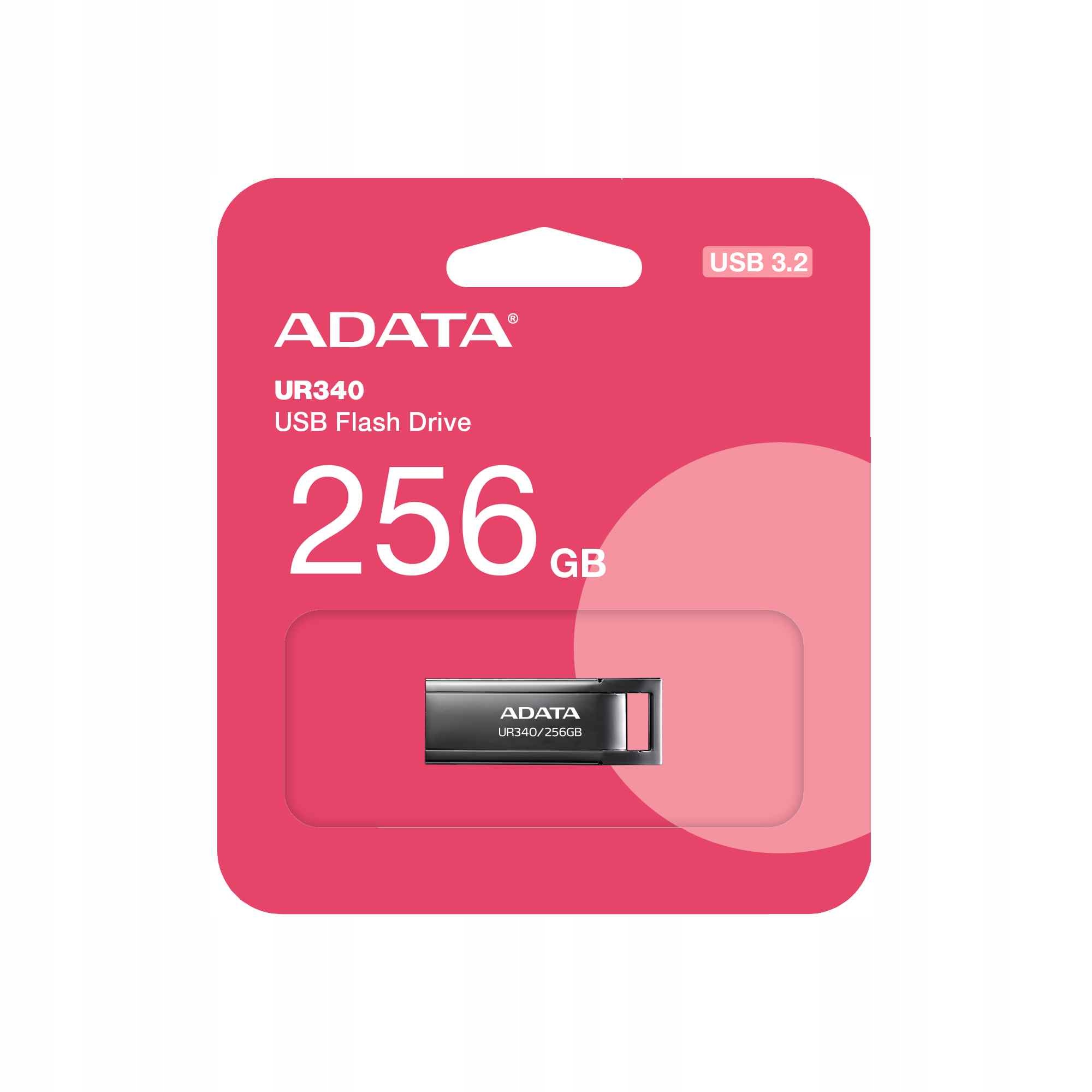 Pendrive Adata UR340 256GB 256 Gb Usb 3.2 stříbrný