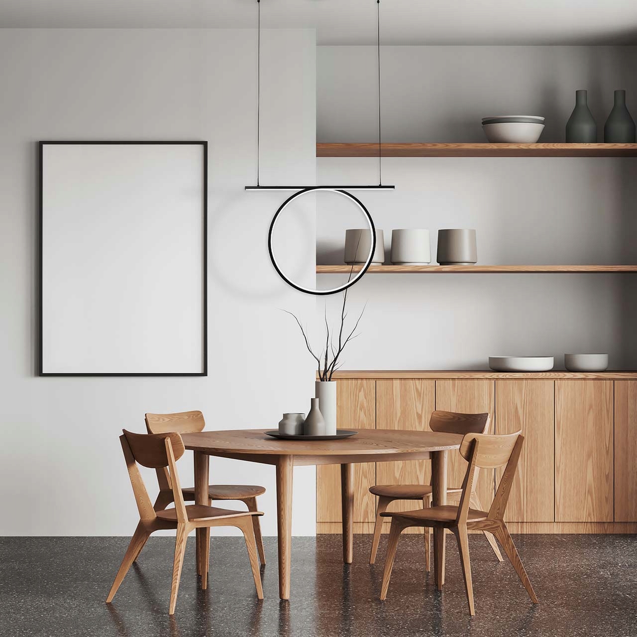 Závěsná lampa Goldlux Odetta 1 body světla, integrovaný Led zdroj