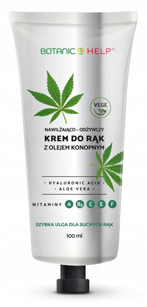 

Nawilżająco Odżywczy Krem Do Rak Z Olejem Konopnym