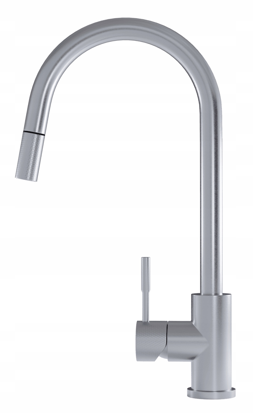 Bateria Kernau Aurea Kwt 37 Po Steel Wyciągana wylewka Obrotowa wylewka