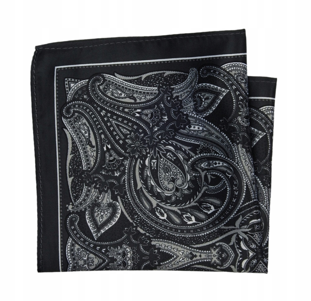 

Elegancka Męska Poszetka Wzór Paisley Łezki Alties