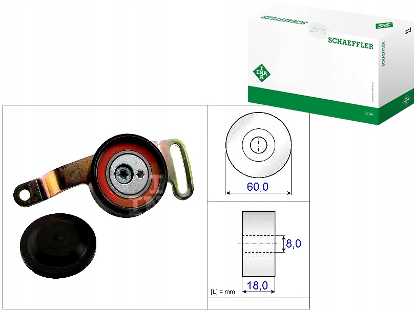 Ina Rolka Napinacza Klínového Řemene Q 0015956V0010