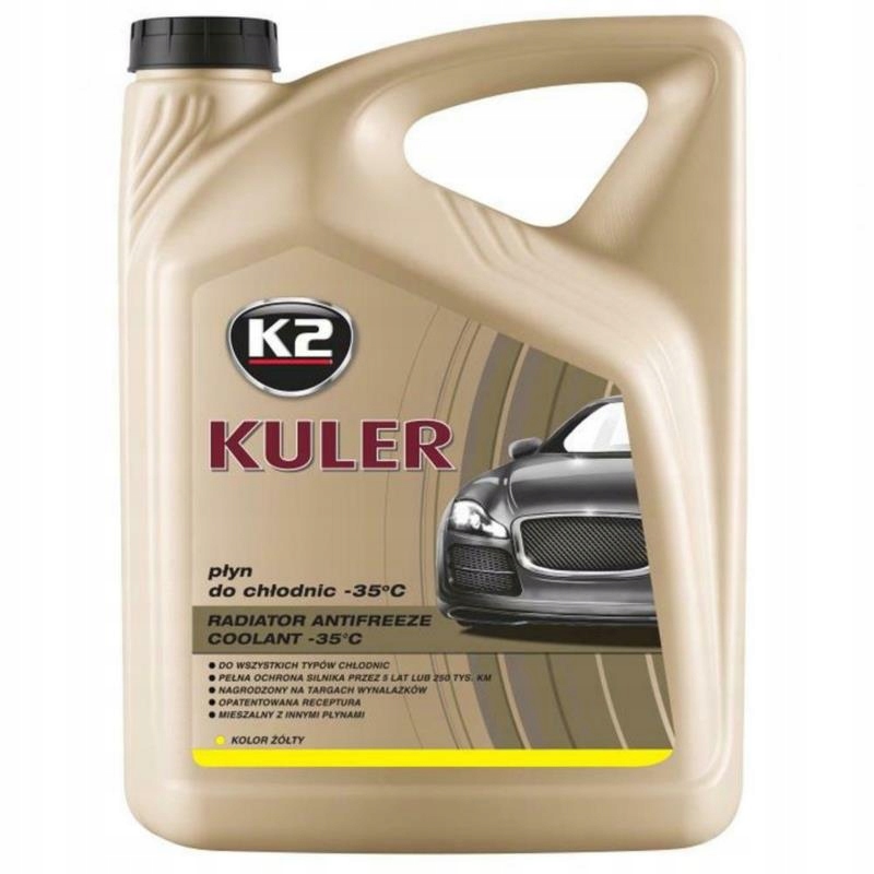 K2 Kuler płyn do chłodnic żółty 5L