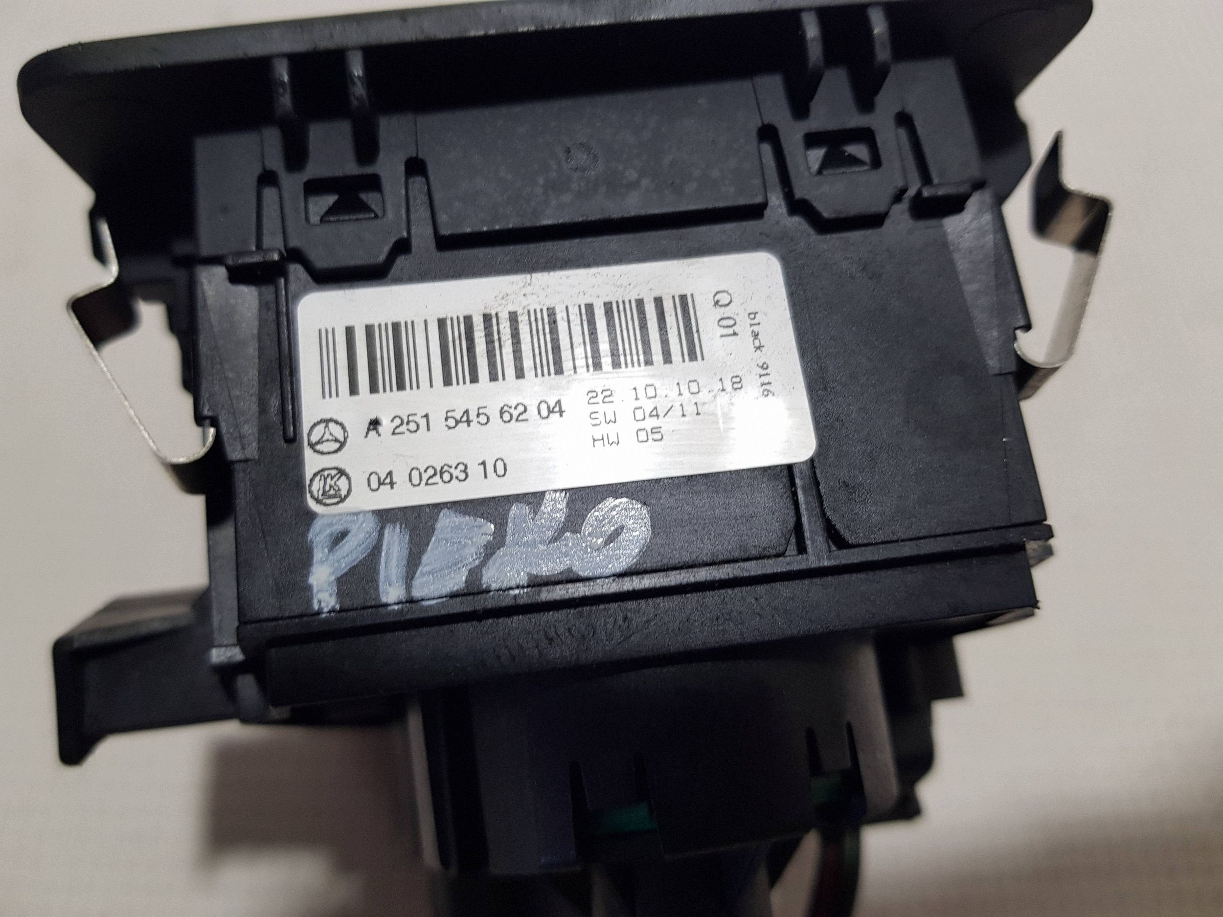 switch switch PANEL of the lights MERCEDES W251 A2515456204