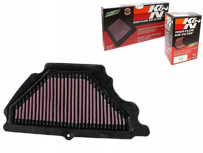Vzduchový Filter Moto. Kawasaki ZX6R Ninja 07-08 Kn