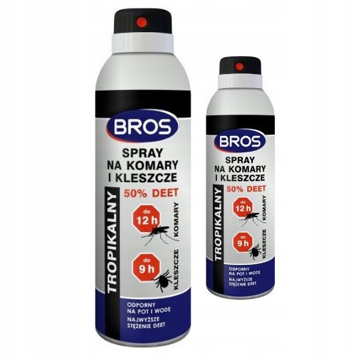 

Spray na komary i kleszcze 50 % Deet 180 ml 2 szt