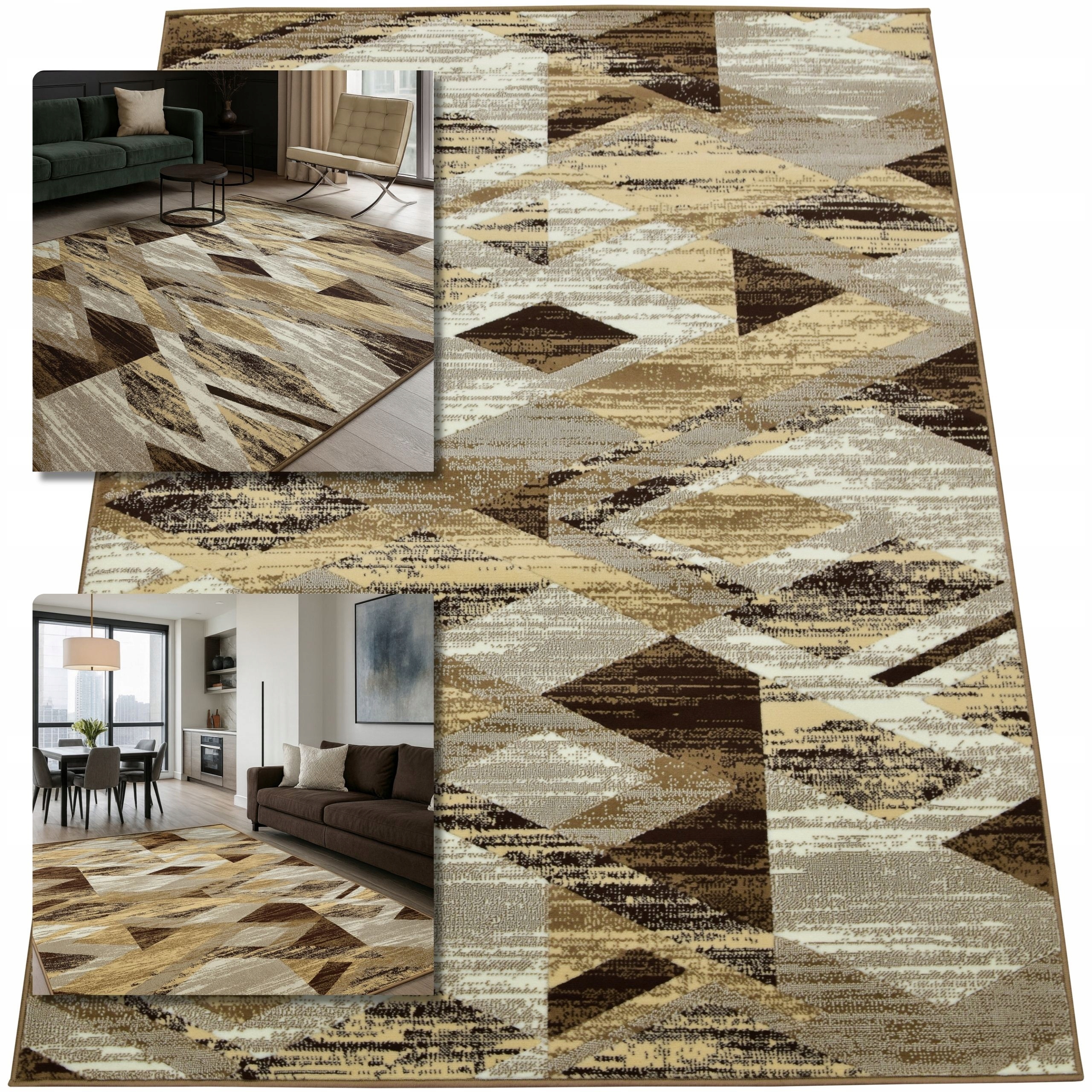 Koberec 80x250 Venezia Hnědý Koberec Do Obývacího Pokoje Belgický Koberec Do Ložnice