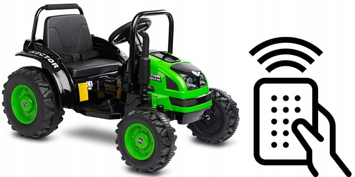 Traktor Hector traktor z przyczepą na akumulator + jeździk Liczba miejsc 1