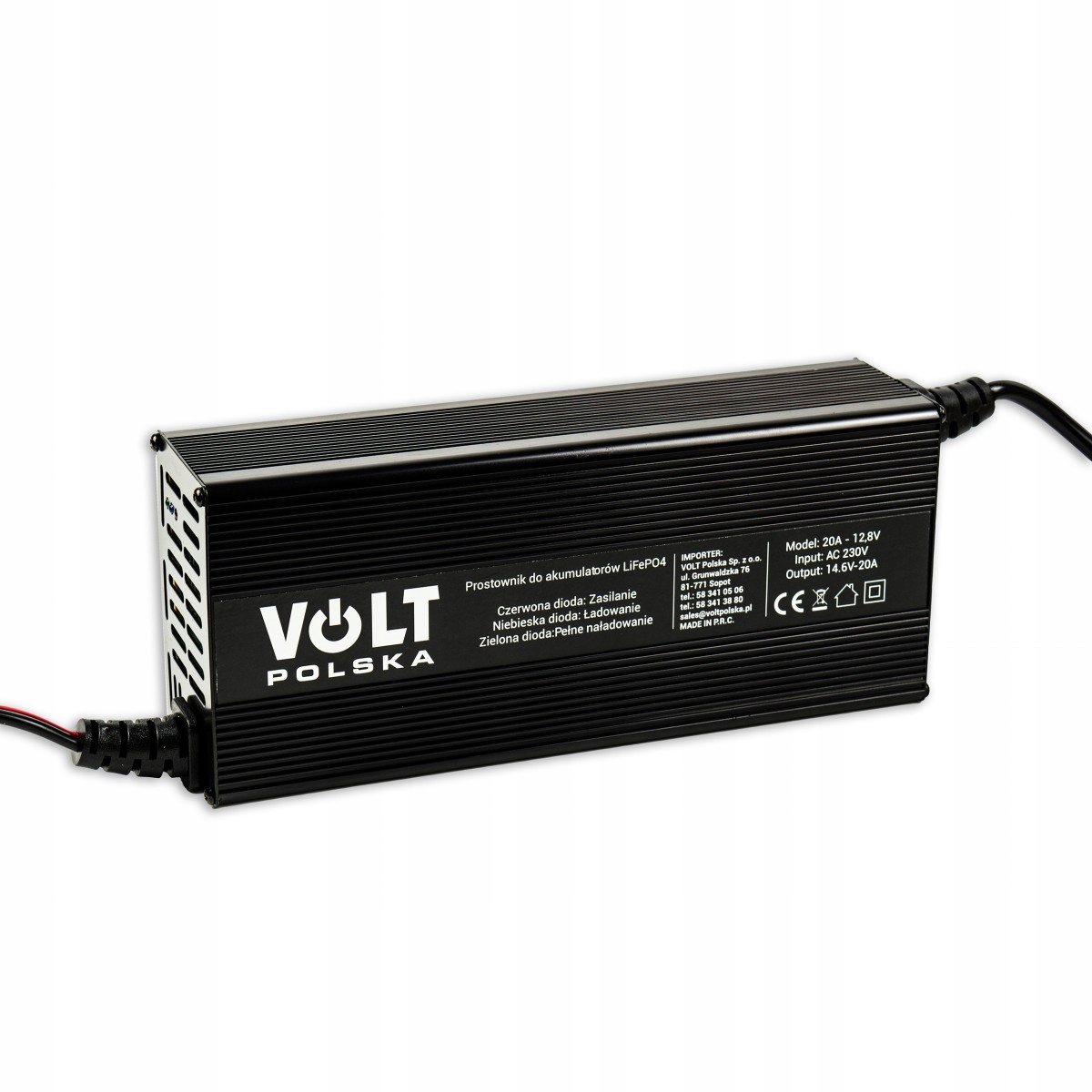 

Prostownik 20A Ładowarka Do LIFEPO4 12V 12,8 Smart