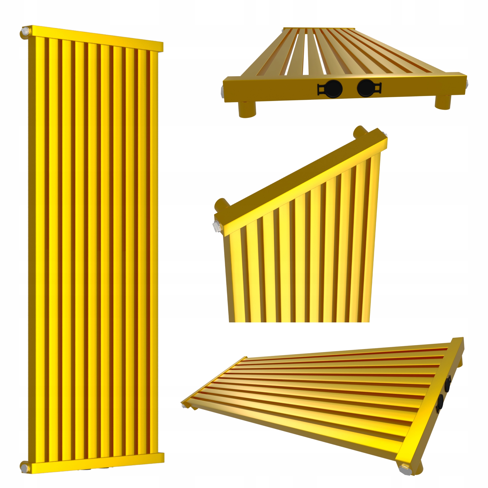 Dekorativní radiátor Radiator 120x46 Zlatý