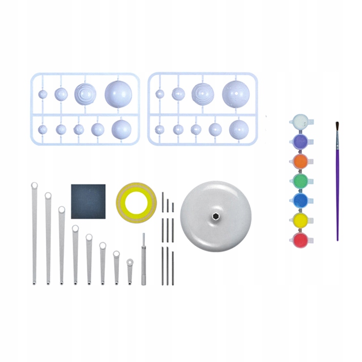 Układ Słoneczny Planety Kosmos Model Zestaw Zabawa Naukowa Ruchomy Zbuduj Wiek dziecka 8 lat +