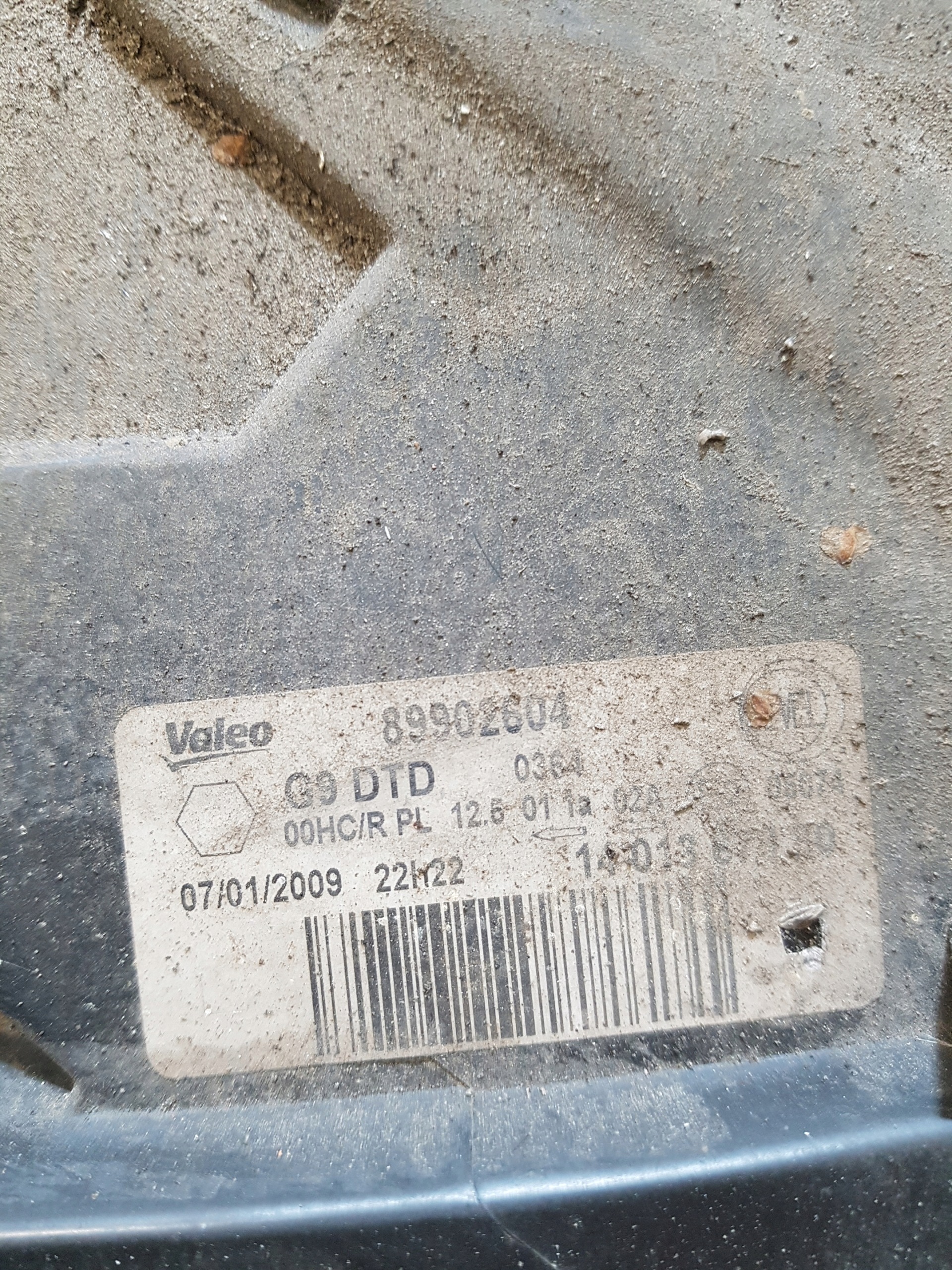light right front PEUGEOT EXPERT II 89902604