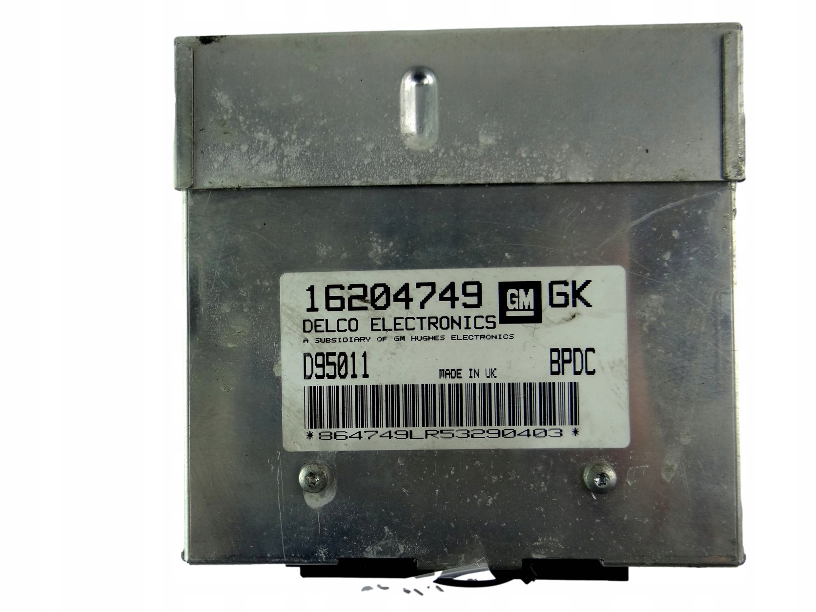 control unit of the engine OPEL CORSA B 16204749