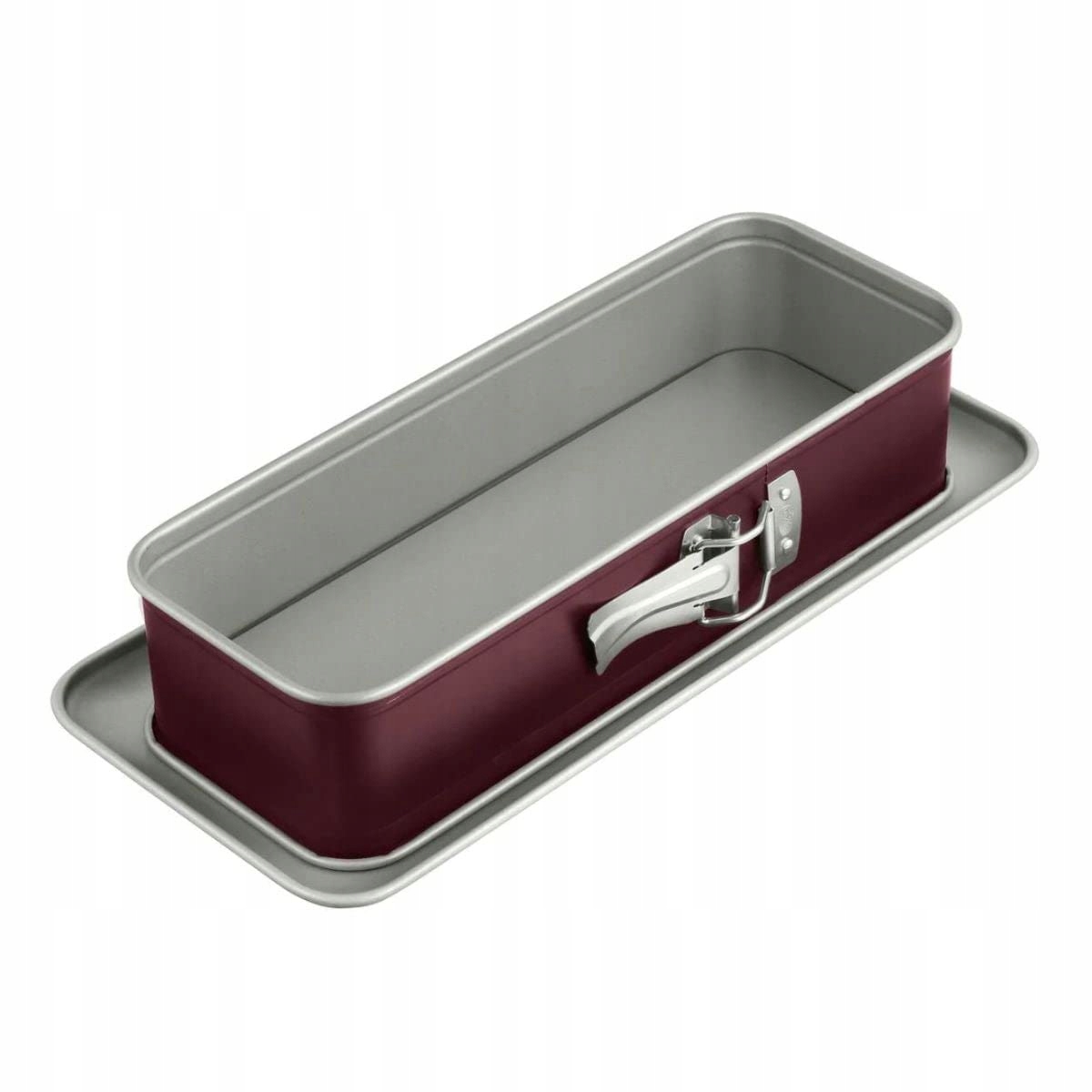 Forma na pečení Dr Oetker 30x12 cm s pojistkou, šedá červená