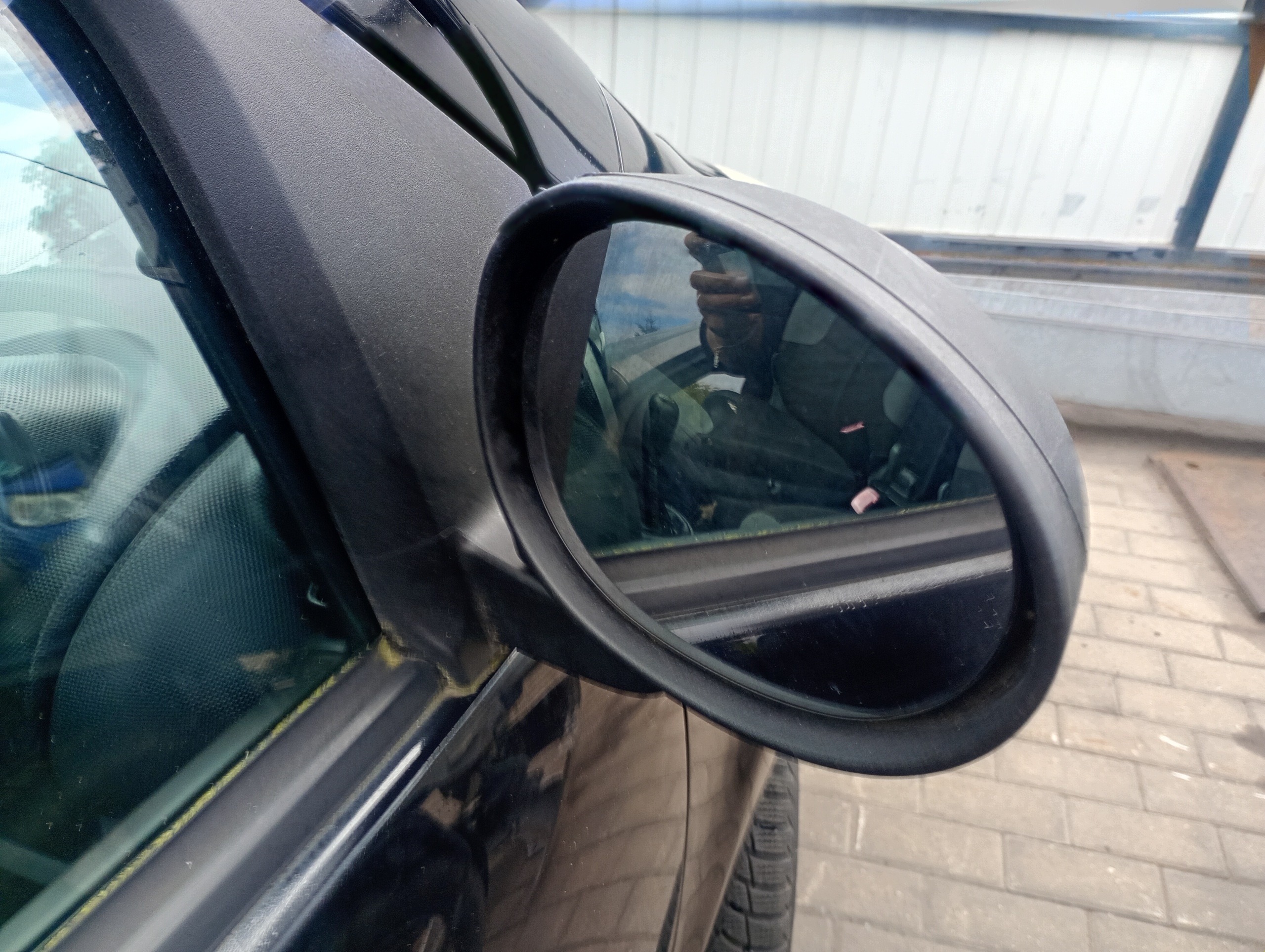 mirror right manually Peugeot 107 FL 08-14