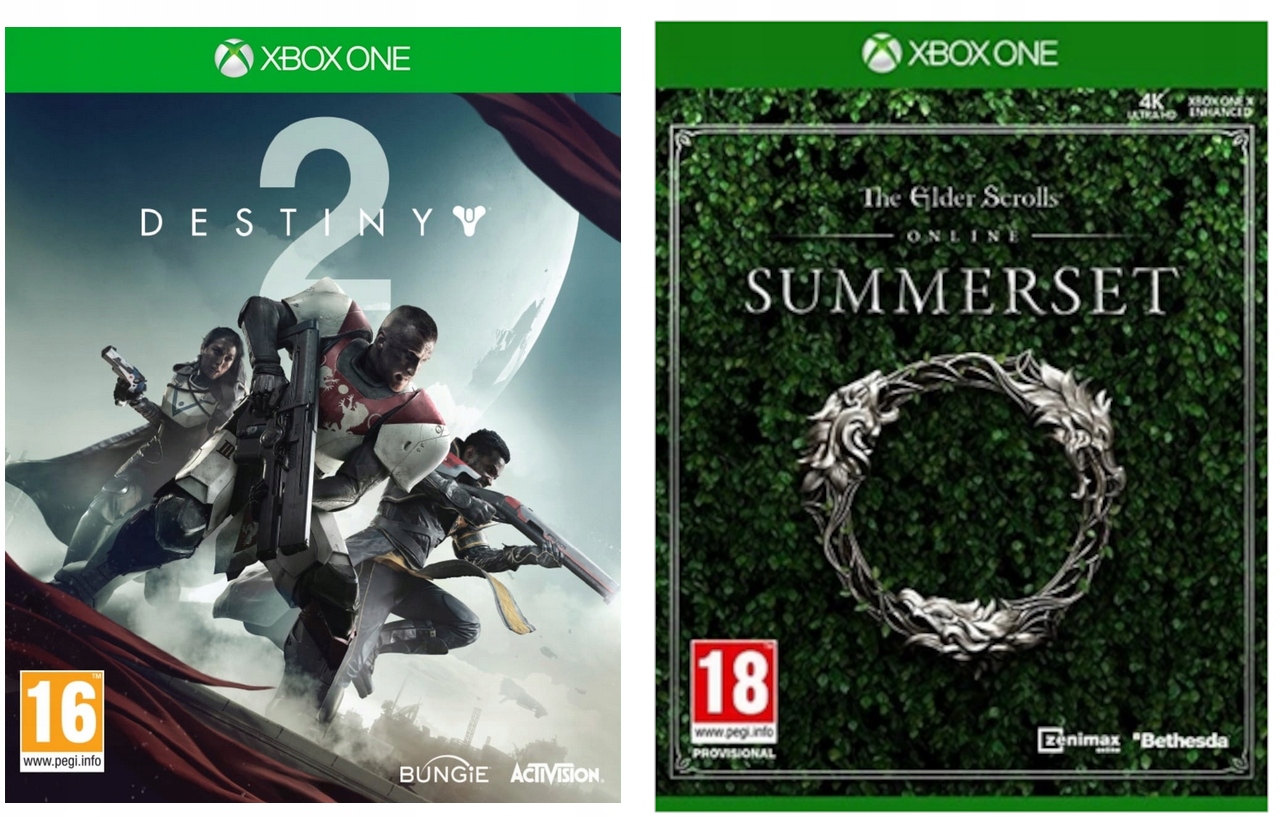 DESTINY 2 XBOX ONE DUBING PL + THE ELDER SCROLL ONLINE SUMMERSET 2 GAMES