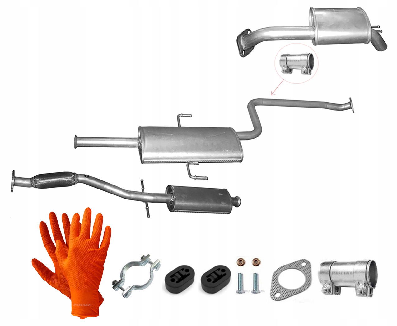 Hyundai Matrix 1.6 16V 76 kW (2001-8/2010) Výfukový Systém Tlumič