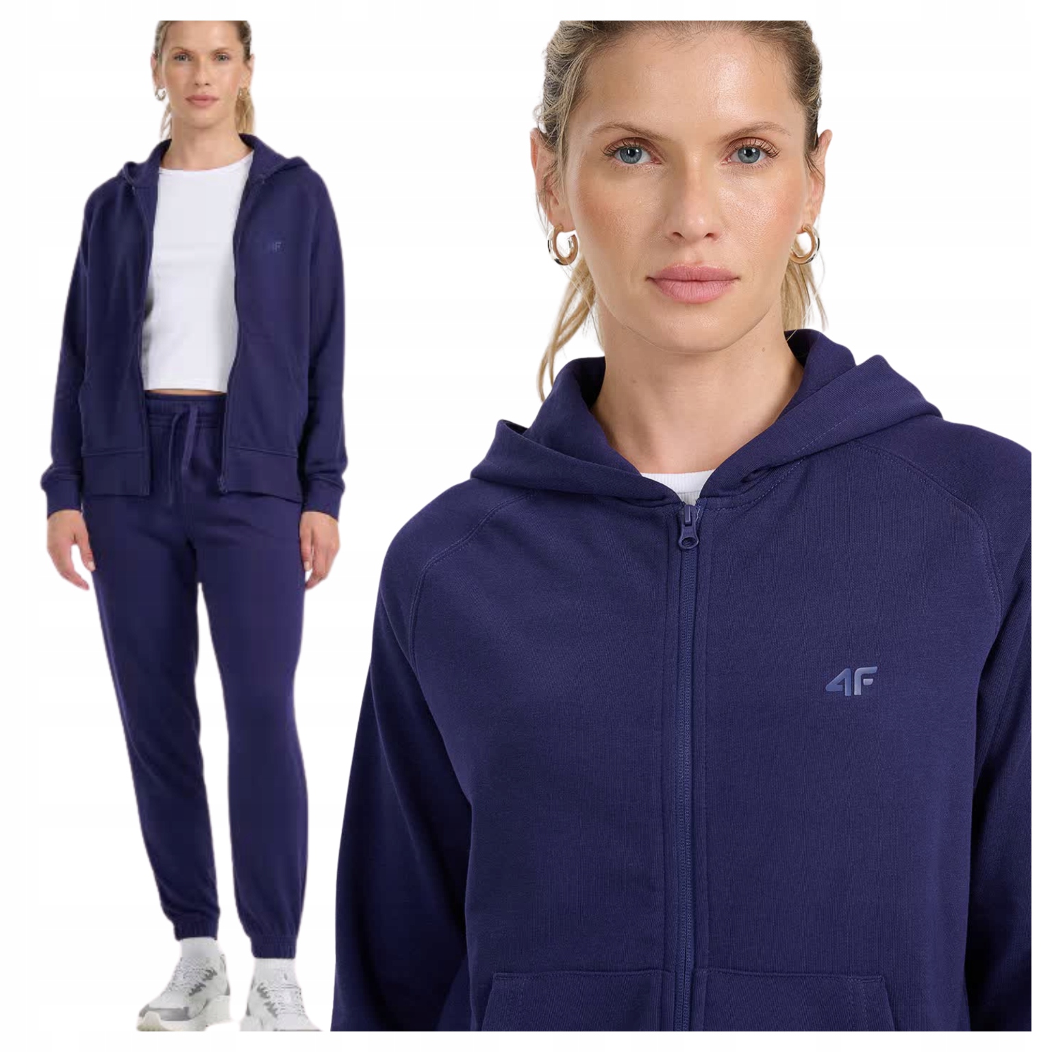 Dámská Mikina 4F S Kapucí , teplá, sportovní
