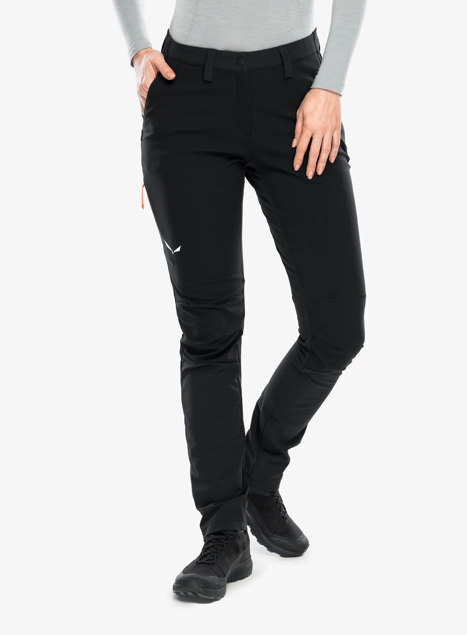 Dámské softshellové kalhoty Salewa Puez Orval 2 Dst Pant černá 36 (s)
