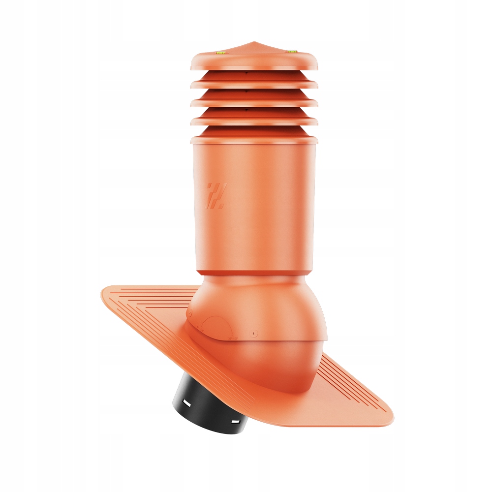 větrací komín Izolovaný HiVent fi150 pod asfaltový šindel/pape Cihlový