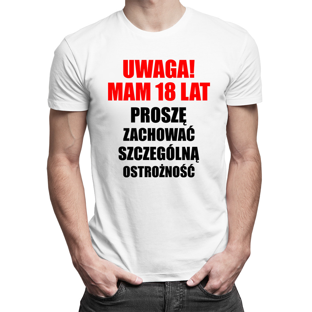 

Śmieszny prezent na 18 urodziny koszulka dla niego
