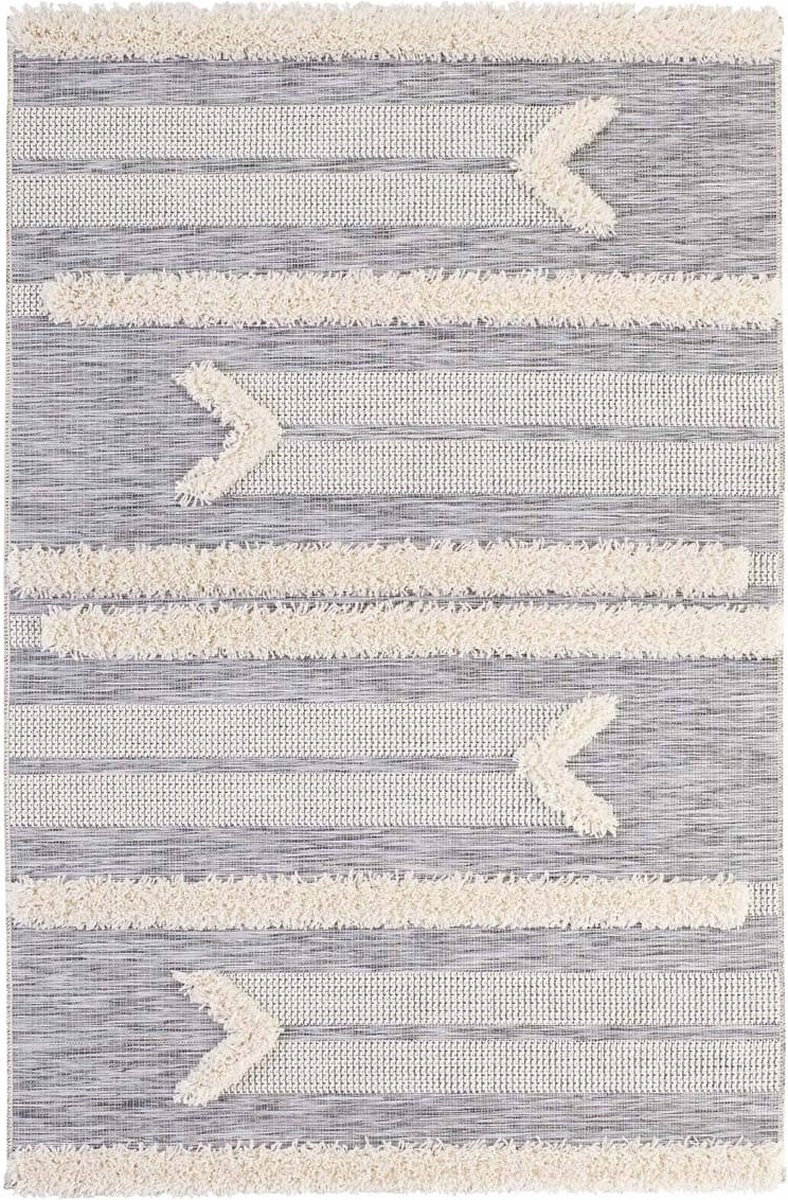 Koberec na terasu 80x150 cm, plochý tkaný provaz typu sisal