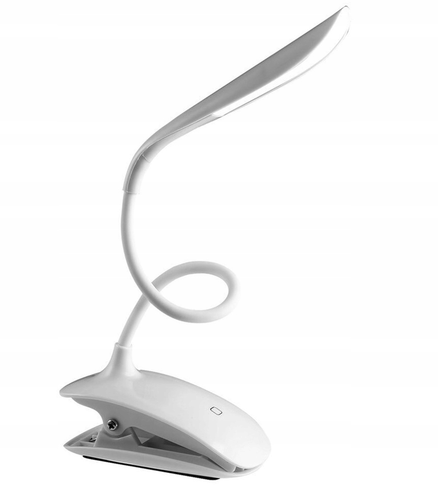 

Lampka Led Biurkowa Szkolna Nocna Usb Dotyk Klips