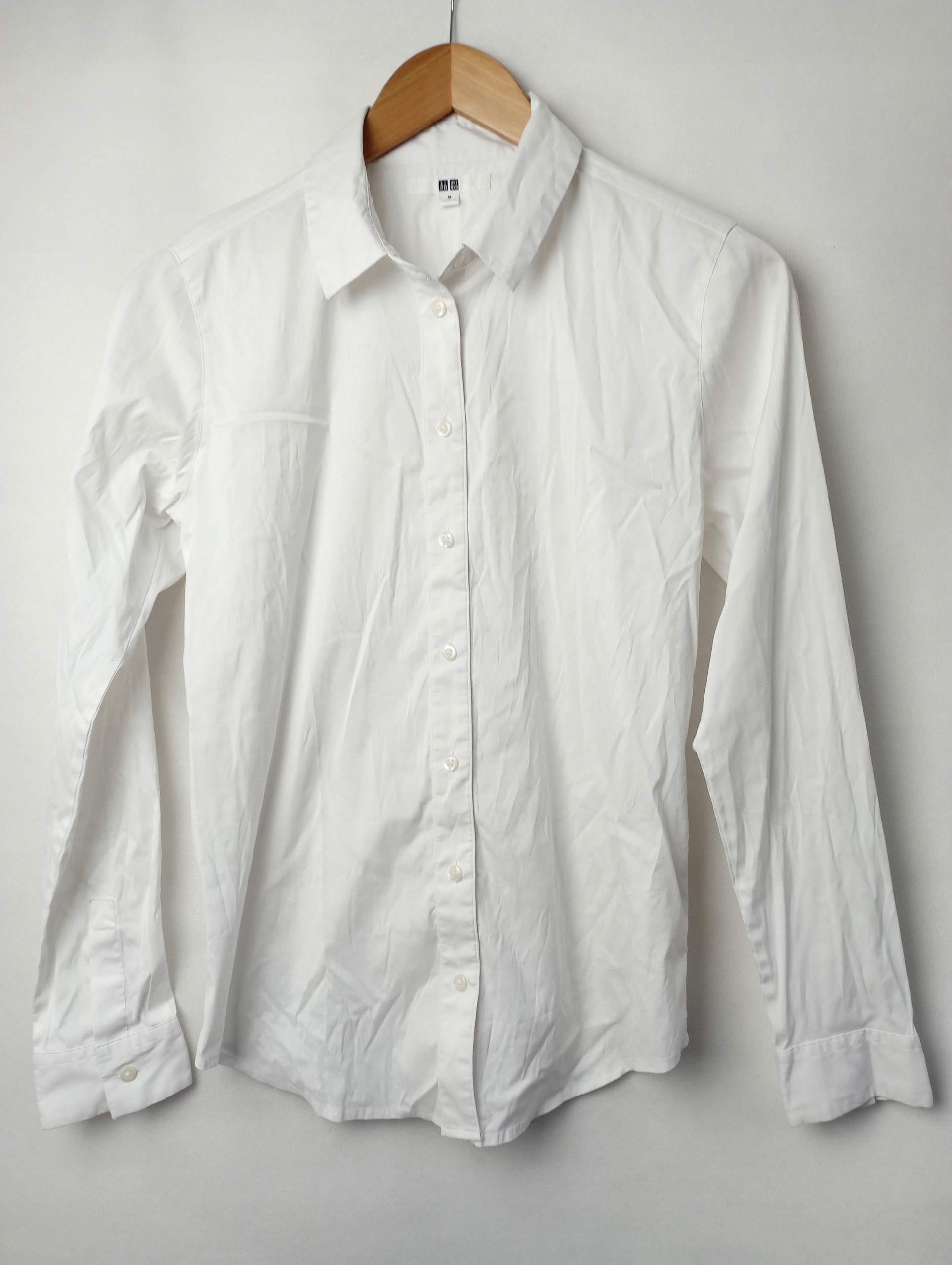 ATS košeľa UNIQLO bavlna polyester biela M